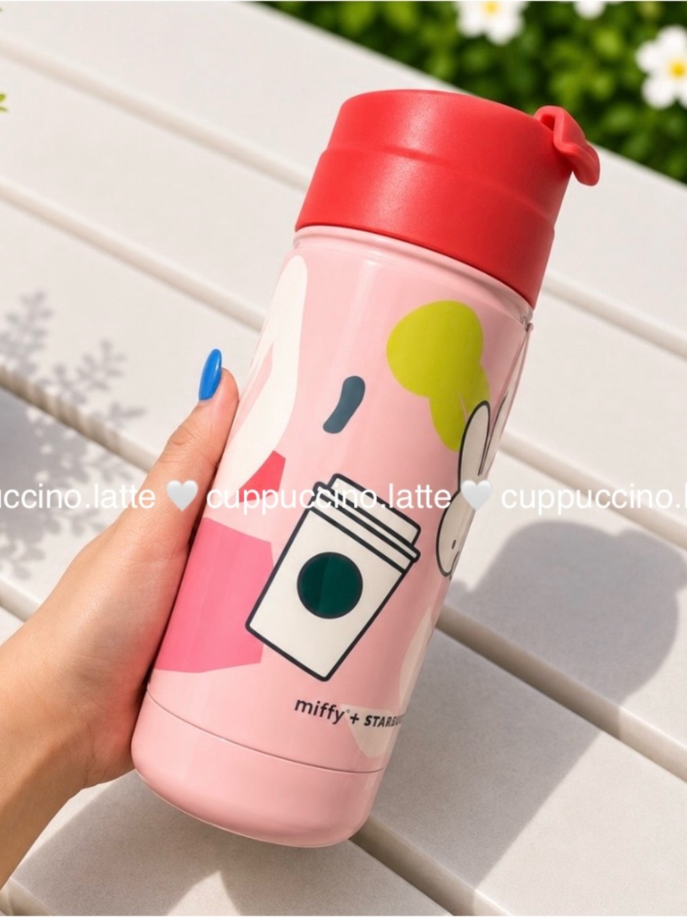 ✨NWT✨Starbucks x Miffy 2026 Limited Edition Pink Bunny Graphic SS Bottle Tumbler - Picture 2 of 6